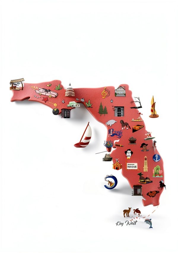 Florida Travel Guide Kindle by XYZ Travel 301 Pages Updated 2023-0