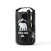 Bear Food Bag PLUVAVA 20L Black Waterproof Set with Rope & Pouch-6