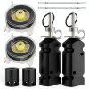12 Gauge Camping Trip Wire Alarm Device, 2 Packs Perimeter Trip Alarm, Kevlar Cord for Camping Safety & Survival Equipment, Home Defense Weapon for Outdoor and Bear Deterrent-0