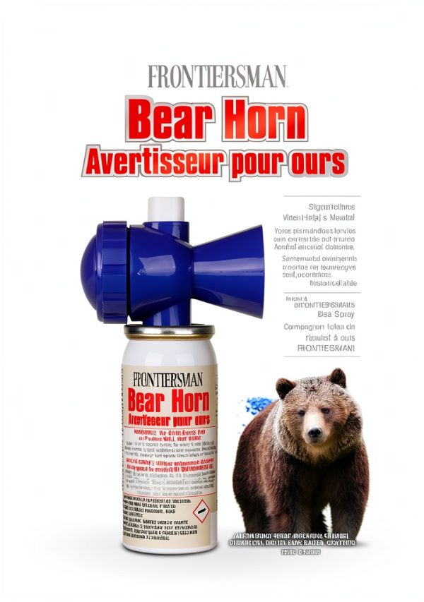 Bear Spray Sabre Frontiersman 9.2 oz Max Strength 2% Capsaicin Horn-9