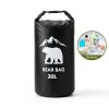 Bear Food Bag PLUVAVA 20L Black Waterproof Set with Rope & Pouch-3