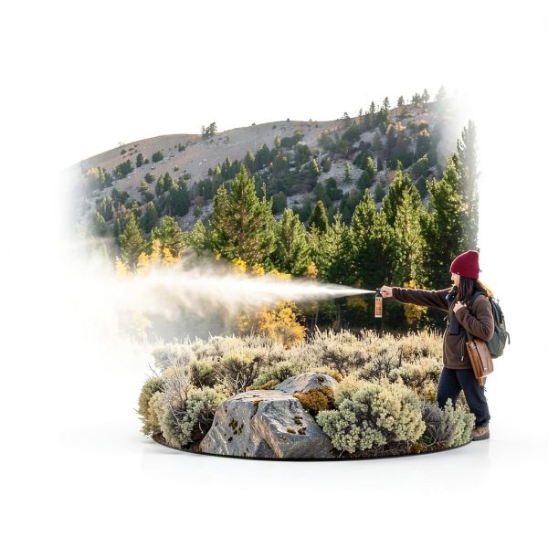 Sabre Frontiersman MAX 9.2 oz. Bear & Mountain Lion Attack Deterrent, Up to 40 ft Range, Contains 2% Major Capsaicinoids + Frontiersman Bear Horn (FBH-LT-AMZ) Kit, Glow-in-The-Dark Safety-3