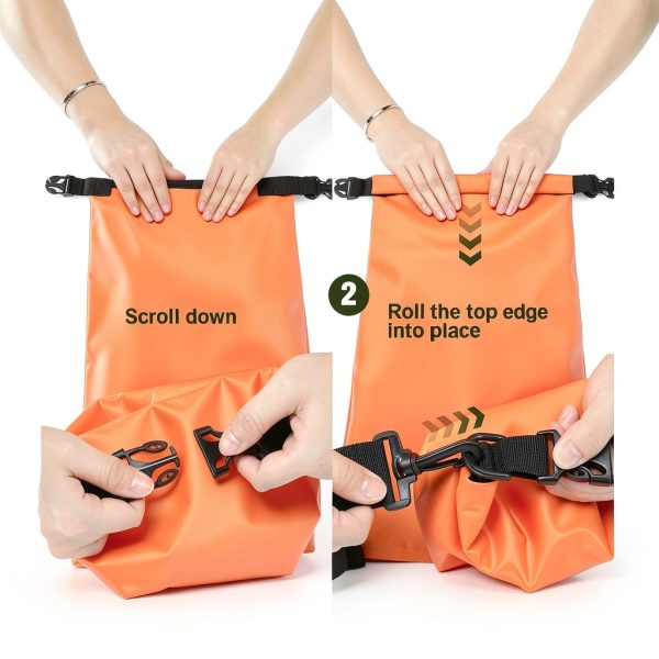 1 Set Bear Food Bag for Camping Ultralight Food Hanging System Includes Waterproof Bear Bag, Nylon Ropes, Hooks for Camping Backpacking-4