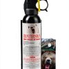 SABRE Frontiersman 7.9 fl oz. Bear Spray, Maximum Strength 2.0% Major Capsaicinoids, Powerful 30 ft. Range Bear Deterrent, Outdoor Camping & Hiking Protection, Quick Draw Holster & Multipack Options-9
