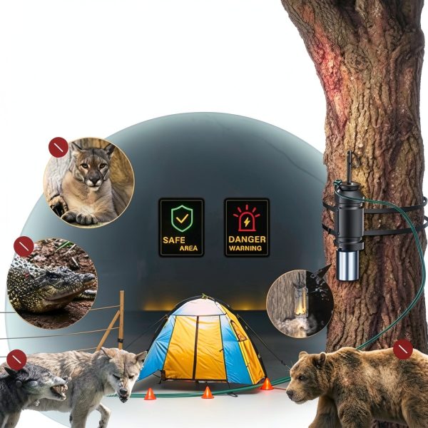 Wuden 6X Perimeter Trip Alarm - Black 6-Piece 12-Gauge Bear Deterrent-2