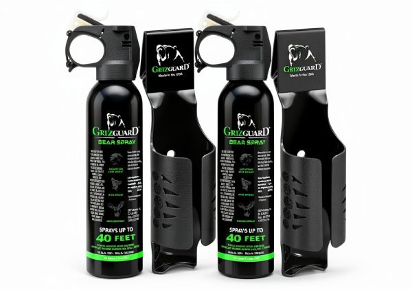 Bear Spray W/Holster 40 ft Range, Maximum Strength, EPA-Registered Spray for Bears, Mountain Lions, Coyotes, Dogs, & Moose, Outdoor Hiking & Camping Protection, Glow Safety, 7.9 oz 2 Pack-8