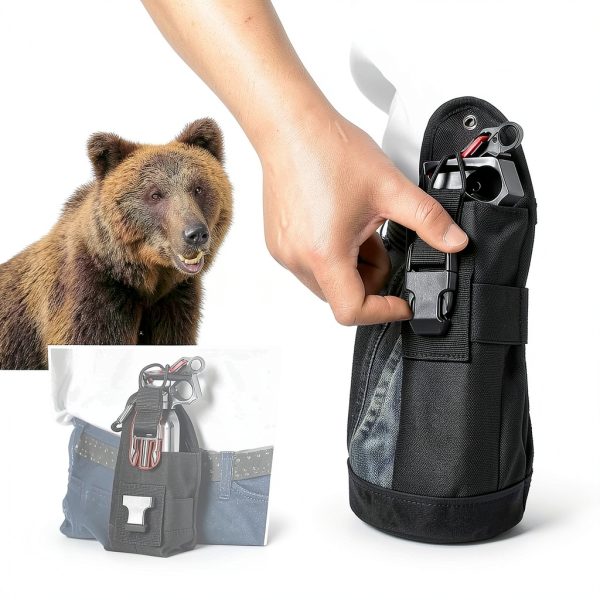 Bear Spray Holster Gulfmew Quick Release for 7.9 & 9.2 oz Canisters-5