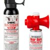 Sabre Frontiersman MAX 9.2 oz. Bear & Mountain Lion Attack Deterrent, Up to 40 ft Range, Contains 2% Major Capsaicinoids + Frontiersman Bear Horn (FBH-LT-AMZ) Kit, Glow-in-The-Dark Safety-0